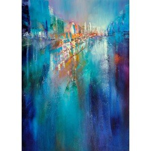 Ilustrace Urban landscape, Annette Schmucker, (30 x 40 cm)