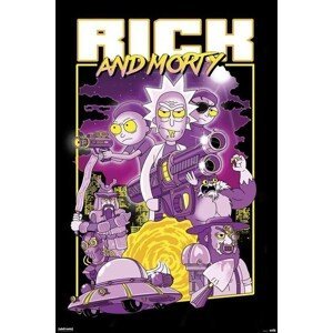 Plakát, Obraz - Rick & Morty - Characters, (61 x 91.5 cm)