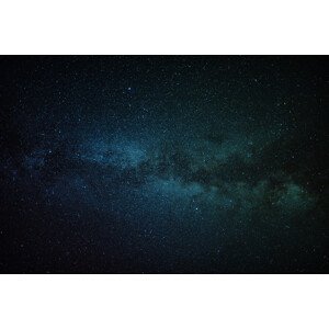 Umělecká fotografie Astrophotography of blue Milky Way II, Javier Pardina, (40 x 26.7 cm)