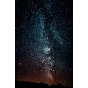 Umělecká fotografie Details of Milky Way of St-Maria with red-blue graded, Javier Pardina, (26.7 x 40 cm)