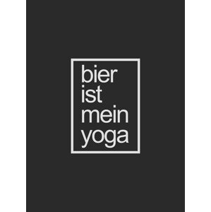 Ilustrace bier ist me in yoga, Finlay & Noa, (30 x 40 cm)