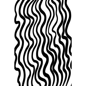 Ilustrace Black waves, Martina Pavlova, (26.7 x 40 cm)