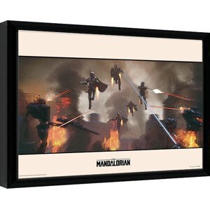 Obraz na zeď - Star Wars: The Mandalorian - Assemble