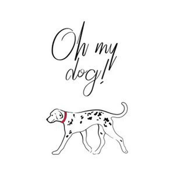 Ilustrace Oh my dog, Martina Pavlova, (30 x 40 cm)