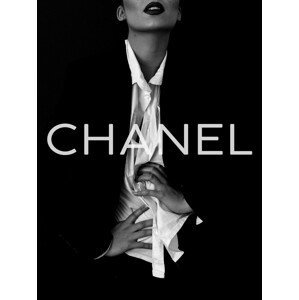 Umělecká fotografie Chanel model, Finlay & Noa, (30 x 40 cm)