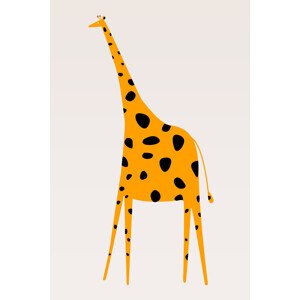 Ilustrace Cute Giraffe, Kubistika, (26.7 x 40 cm)