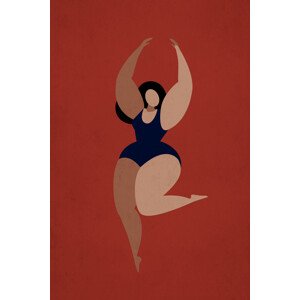 Ilustrace Prima Ballerina, Kubistika, (26.7 x 40 cm)