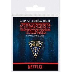Placka Stranger Things - Hawkins Police