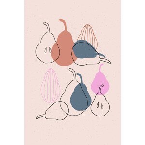 Ilustrace Pears, MadKat, (26.7 x 40 cm)