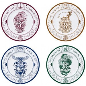 Talíře Harry Potter - Hogwarts Houses