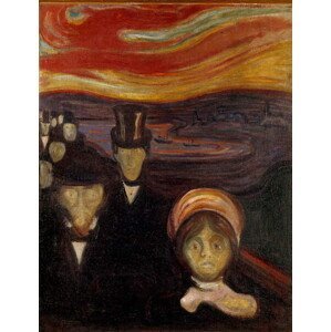 Munch, Edvard - Obrazová reprodukce The anxiety, (30 x 40 cm)
