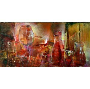 Ilustrace Party III, Annette Schmucker, (40 x 20 cm)