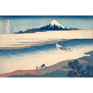 Hokusai, Katsushika - Obrazová reprodukce Ukiyo-e Print of the Tama River, (40 x 26.7 cm)