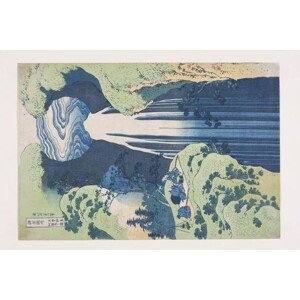 Hokusai, Katsushika - Obrazová reprodukce The Amida Falls, (40 x 26.7 cm)