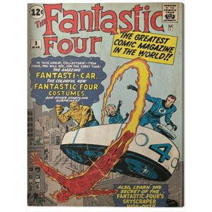 Obraz na plátně Fantastic Four - Marvel Comics, (60 x 80 cm)