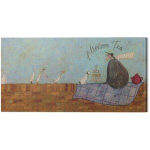 Obraz na plátně Sam Toft - Afternoon Tea, (60 x 30 cm)