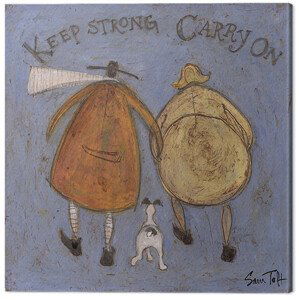 Obraz na plátně Sam Toft - Keep Strong Carry On, (30 x 30 cm)