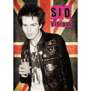 Plakát, Obraz - Sid Vicious - Union Jack, (59.4 x 84.1 cm)