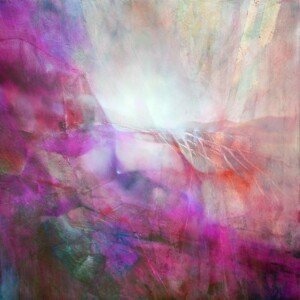 Ilustrace drifting - pink composition, Annette Schmucker, (40 x 40 cm)