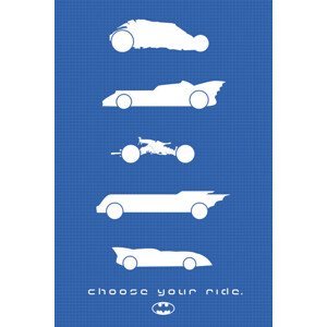 Umělecký tisk Batman collection - choose your ride, (26.7 x 40 cm)