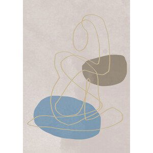 Ilustrace Golden Lines, Studio Collection, (26.7 x 40 cm)