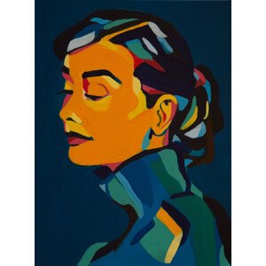 Ilustrace Audrey, (30 x 40 cm)