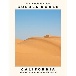 Umělecká fotografie Golden Dunes (California, USA), (30 x 40 cm)