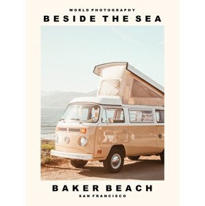 Umělecká fotografie Beside the Sea (Baker Beach, San Francisco), (30 x 40 cm)