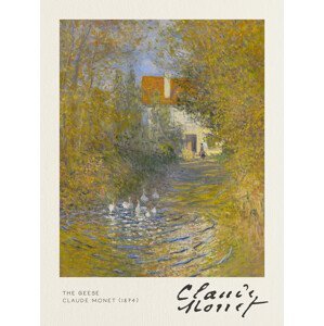 Obrazová reprodukce The Geese - Claude Monet, (30 x 40 cm)