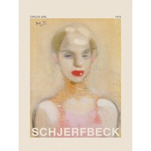 Obrazová reprodukce Circus Girl (Special Edition Female Portrait) - Helene Schjerfbeck, (30 x 40 cm)