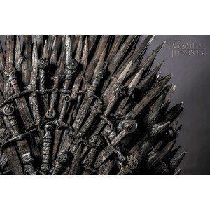 Umělecký tisk Game of Thrones - Iron throne, (40 x 26.7 cm)