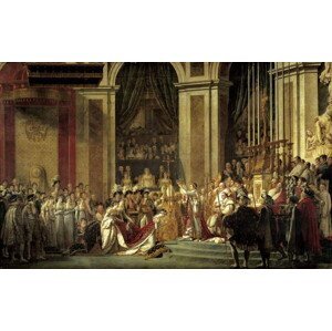 David, Jacques Louis - Obrazová reprodukce Sacred Emperor Napoleon I., (40 x 24.6 cm)