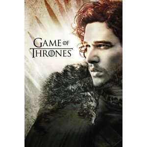 Umělecký tisk Game of Thrones - John Snow, (26.7 x 40 cm)