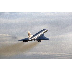 Umělecká fotografie Concorde in flight, (40 x 26.7 cm)