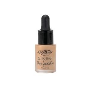 puroBIO cosmetics Tekutý make-up 03 s SPF 10 19 g