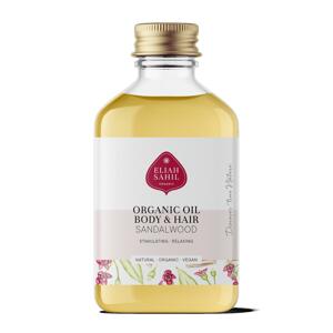 Eliah Sahil Organic Tělový a vlasový olej santalové dřevo 100 ml