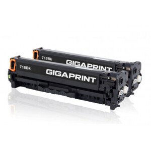 Gigaprint 2ks Canon CRG-718Bk - kompatibilní