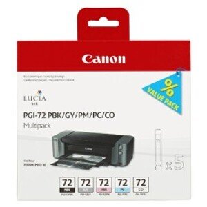 Originální sada Canon PGI-72 PBK/GY/PM/PC/CO - 6403B007