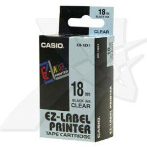 Casio páska do tiskárny štítků, Casio, XR-18X1, originální