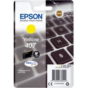 Originální náplň Epson 407 Y - C13T07U440