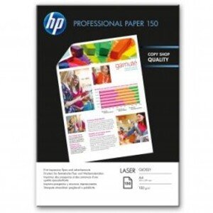 HP Professional Glossy Laser Paper, lesklý, bílý, A4, 150 g/m2, 150 ks, CG965A, laserový