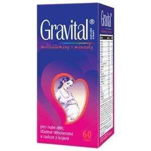 VitaHarmony Gravital multivitaminy pro těhotné a kojící ženy 60 tablet
