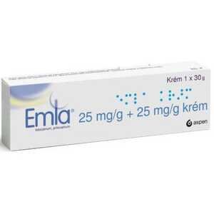 Emla 25 mg/g + 25 mg/g krém 1 x 30 g