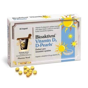 Pharma Nord Bioaktivní Vitamin D3 D Pearls 40 kapslí