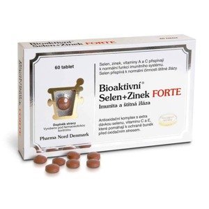 Pharma Nord Bioaktivní Selen+Zinek FORTE 60 tablet