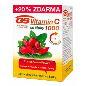 GS Vitamin C1000 + šípky 100+20 tablet