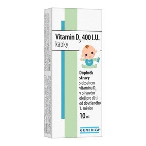 Generica Vitamin D3 400 IU kapky 10ml