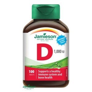 Jamieson Vitamín D3 1000 IU 100 tablet