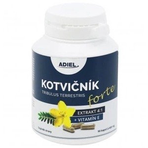 Adiel Kotvičník zemní Forte s vitamínem E 90 kapslí