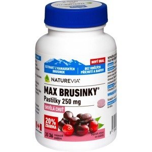 Swiss NatureVia Max Brusinky pastilky 30+6 tablet